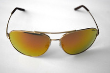 Revo Rose Gold Aviator PLZ Mirrored RE 3087 04 SP Windspeed 61-14-135 Sunglasses