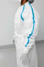 Case of 30 Contec CritiGear Chemo Gown Small/Medium HCGA0800