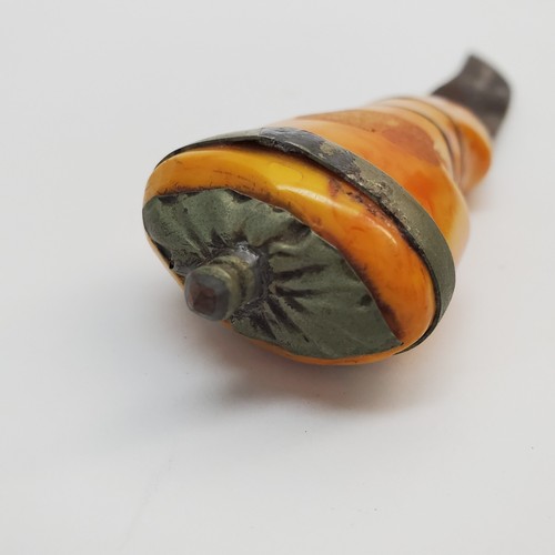 Vintage Moroccan Nimcha Knife Blade Dagger African Coral Inlay w/ Sheath - Picture 6 of 14