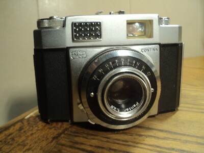Zeiss Ikon Contina Camera W/ Leather Case & 382 S27 UV 1X Lens
