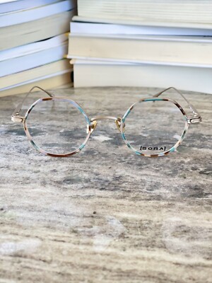 Multicolor Hexagon Retro Eyeglasses Eyewear Women Frame Optical Glasses Japan