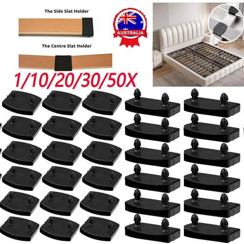 150X Plastic Bed Slat End Center Caps Holders for Holding Wooden Slats