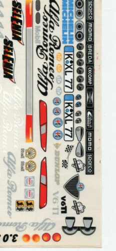 Articoli di modellismo statico scala 1:10 per Alfa Romeo