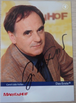 Autogramm deutscher Theaterregisseur Schauspieler Gerd Udo Feller (113711)
