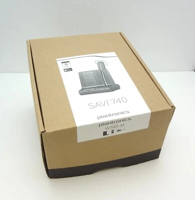 Plantronics Savi W740-M Multi-Device Wireless Bluetooth Headset System DECT RF - Picture 2 of 3