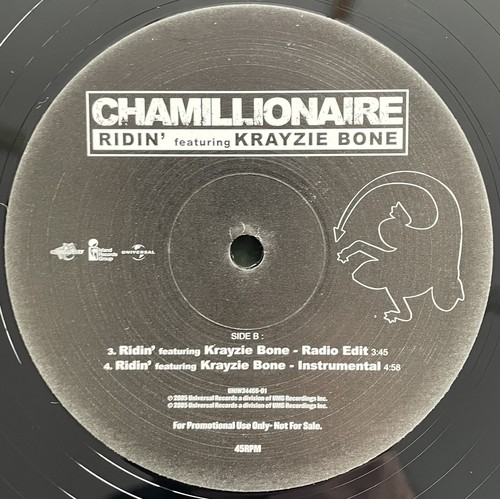Chamillionaire Krayzie Bone Ridin’ European 4-Track 12” Promo Vinyl 2005 RARE - Picture 5 of 9