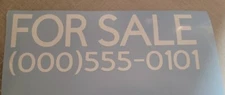 For sale Phone number Decal Sticker Auto Car Body Window Door Decals  rent me