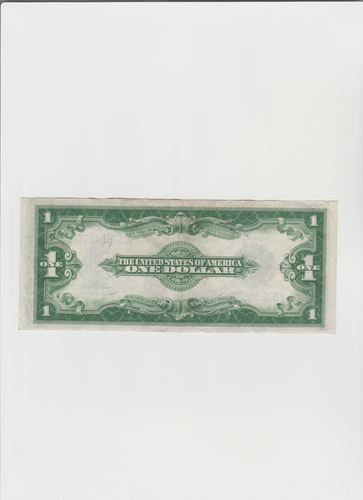 1923 $1 One Dollar Silver Certificate Note Horse Blanket Large Size Banknote. - Picture 4 of 5