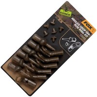 Fox Edges Camo Angled Drop Off Run Rig Kit - 6 Leadclips FüR Freilaufmontagen