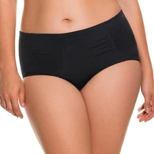 DORINA Curves Fiji Women's Bikini Hipster Bottom Tummy Control Shaping Black SM