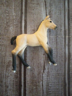 Schleich Tan Andalusian FOAL Colt Baby Horse Animal Figure Retired Farm Toy