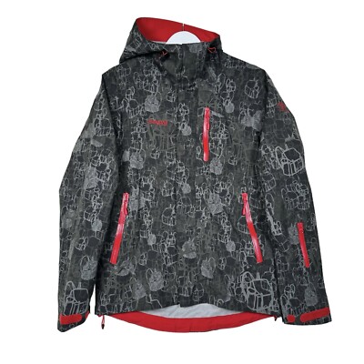 Bergan's of Norway Recco Ski Jacket - Men's Small - Black Red