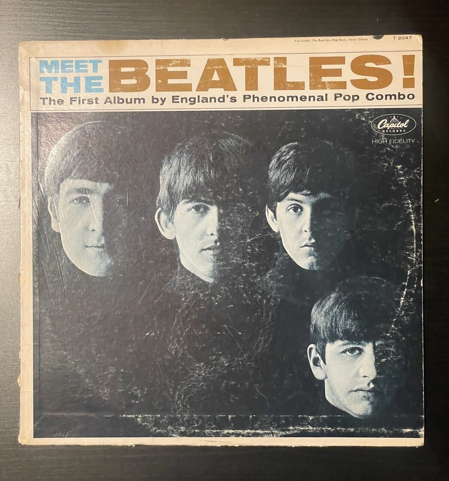 The Beatles - Meet The Beatles - 1964 Capitol T-2047 - Vinyl LP