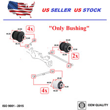 Rear Lateral Upper Lower And Rear Arm Bushing Set 10 For Toyota 4runner 96-02 Rear Lateral Upper Lower And Rear Arm Bushing Set 10 For Toyota 4runner 96-02