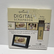Hallmark Digital Scrapbook USB Drive Design Slides w/ Photos Words Music Sealed