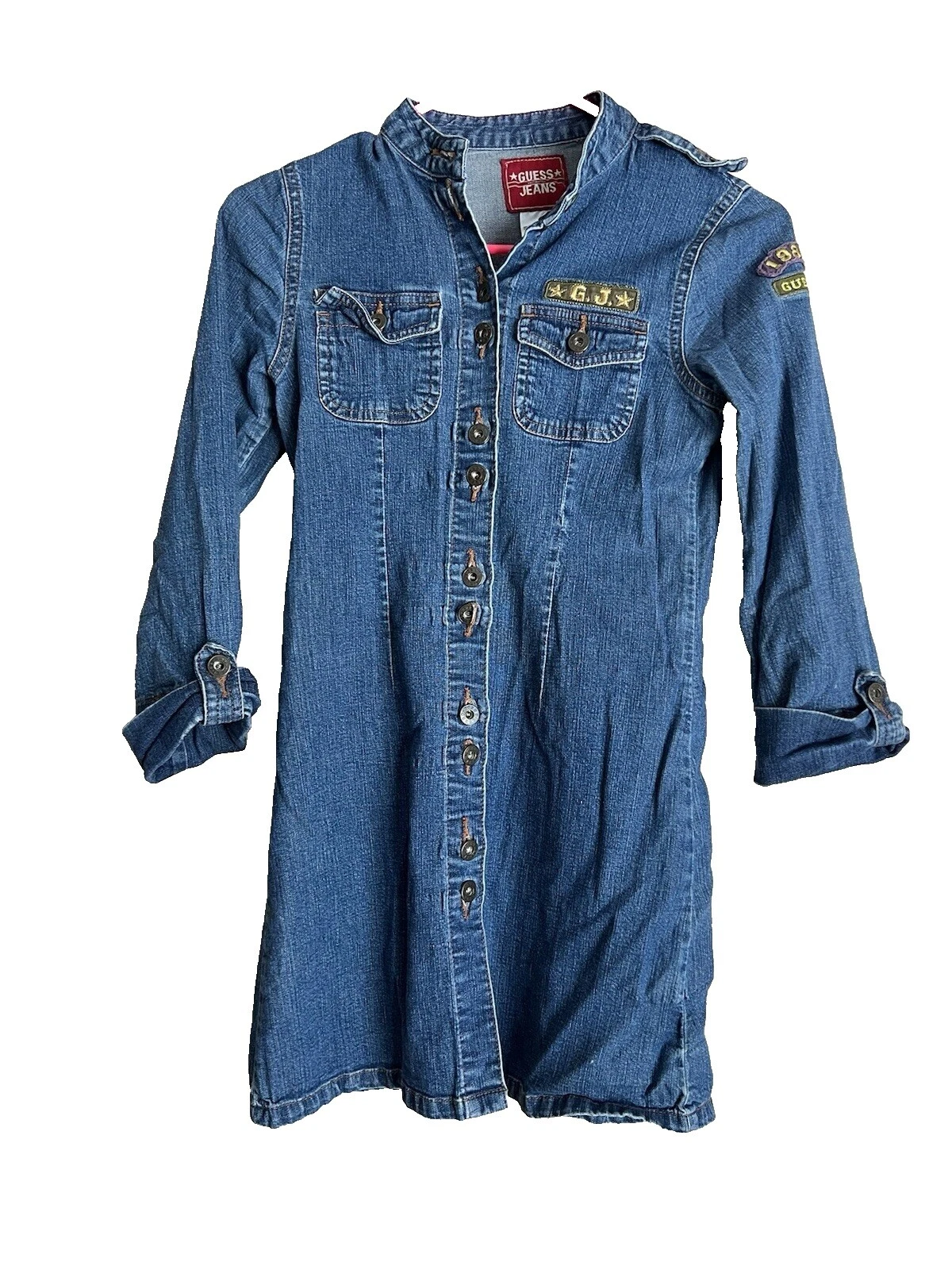 GUESS Cotton Blend Dresses for Girls