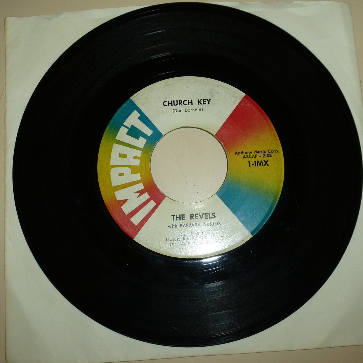 SURF INSTRUMENTAL 45 RPM RECORD - THE REVELS - IMPACT 1-1M | eBay