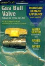 Plumb Shop Brasscraft PSSD-41 Water Heater Gas Ball Valve