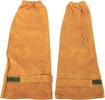 18.5'' Leather Welding Work Sleeves Heat & Flame Resistant Arm Protection