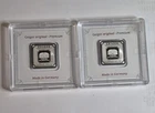 Lot of 2 Geiger Edelmetalle Original Premium 5g Gram .999 Silver in Assay