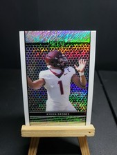 Kyron Drones 2024 Leaf Metal Football Silver Shimmer 2/3 SSP
