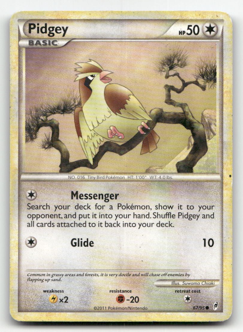 Pidgey 67/95 Pokemon HP