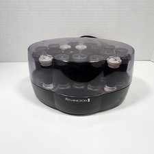 Remington Velvet Hot Roller Set Hair Curlers Style No Clips TESTED Works KF 20I