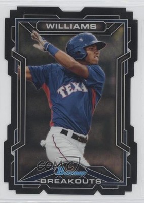2013 Bowman Draft Scout Breakouts X-Fractor Die-Cut 85/99 Nick Williams 0g4