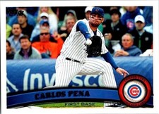 Carlos Pena Chicago Cubs / Rays US315 Topps First Base 2011 Baseball Card
