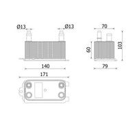 ÖLküHler Automatikgetriebe Mahle CLC 326 000P FüR Land Rover Defender Van
