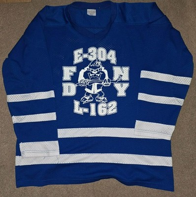 FDNY Engine 304 Ladder 162 Game Worn Hockey Jersey Queens Village NY Fire Dept