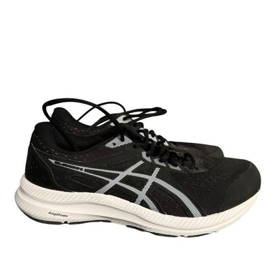 Asics Gel-Contend 7 Mens Running Shoes Black White Athletic Sneakers Size 10