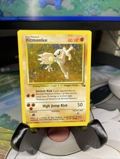Pokemon TCG Fossil Hitmonlee 7/62 Holo Rare English Card on eBay