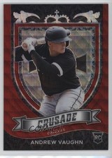 2021 Panini Chronicles Crusade Ruby Wave Prizm 17/199 Andrew Vaughn #15 0o4p