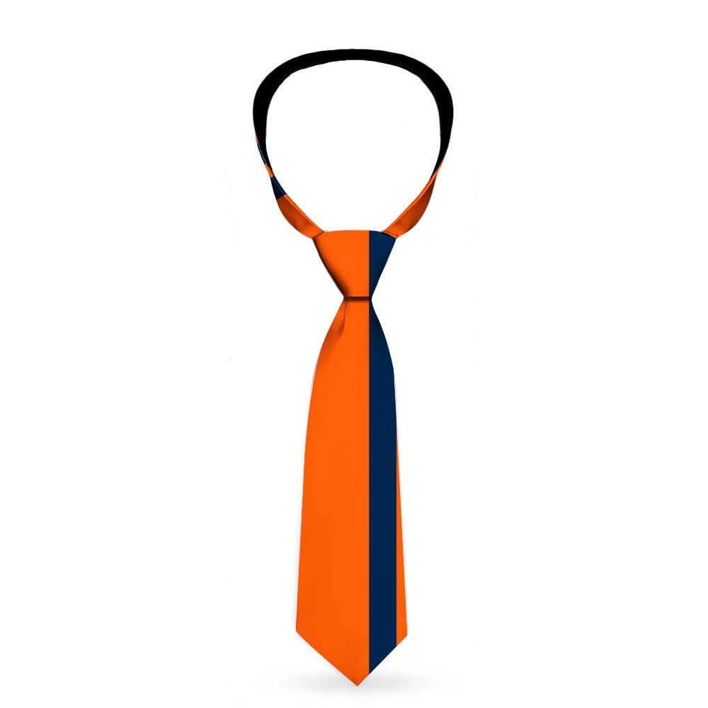 Necktie Standard - Racing Stripe Orange/Navy ACC NEWAnother great item from Rarewaves USA | Free delivery!