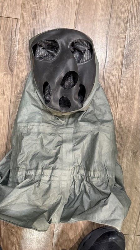 Vintage US Military Gas Mask Chemical Hood - No Mask - AP-PPE HOOD SYSTEM HM2260