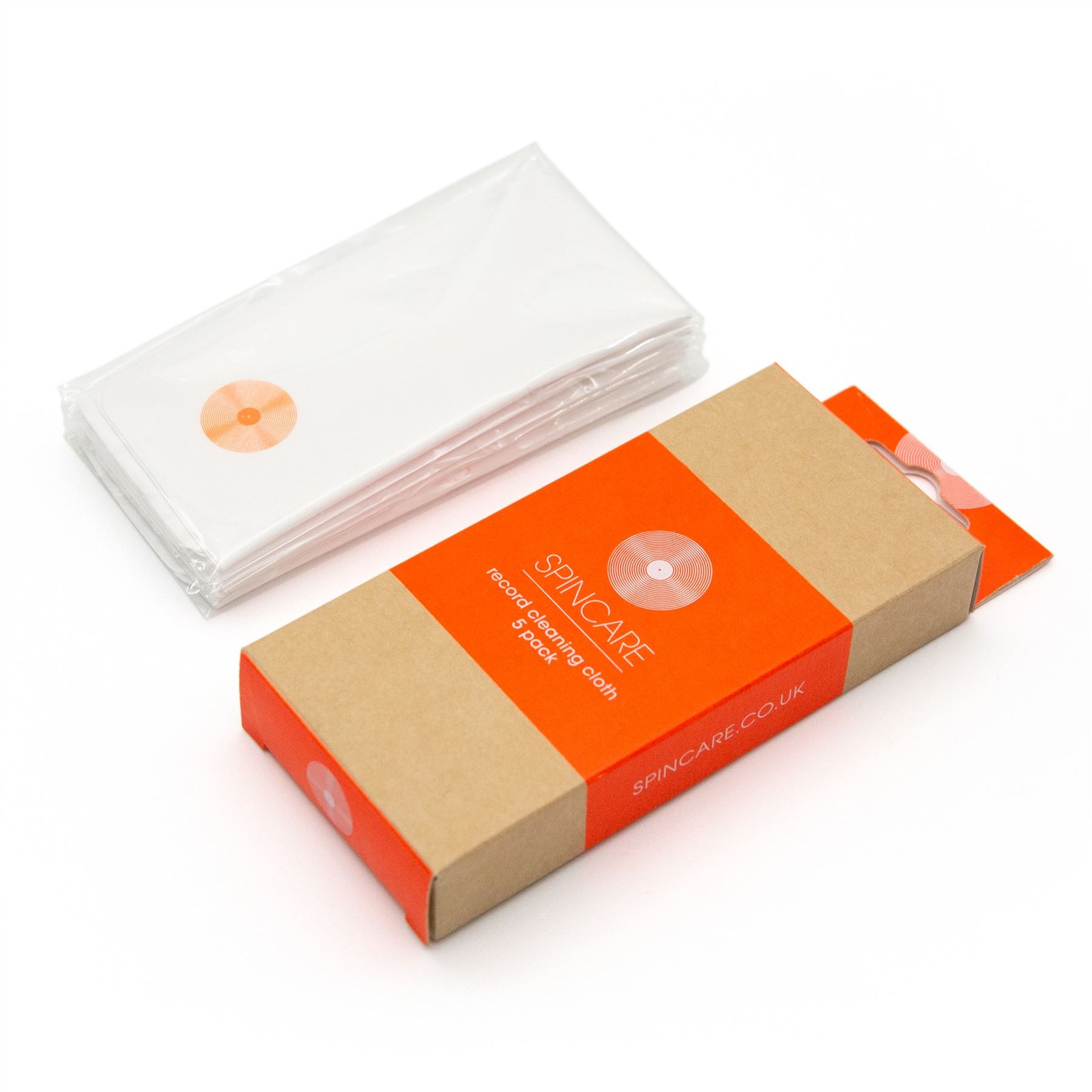 SPINCARE Anti Static Vinyl Record LP Cleaning Cloths (Pack of 5)
