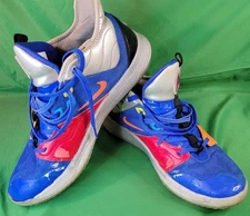NIKE ZOOM PG 3 Paul George NASA Apollo Racer Blue Metallic Silver SZ 12.5