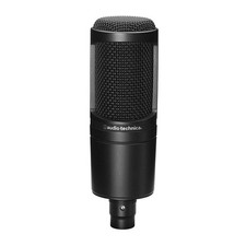 Audio-Technica AT2020 Cardioid Condenser Studio Microphone, Black
