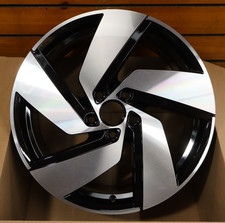 18 Volkswagen Golf Wheel Rim Factory Oem 69639 2022-2024 Machined Black