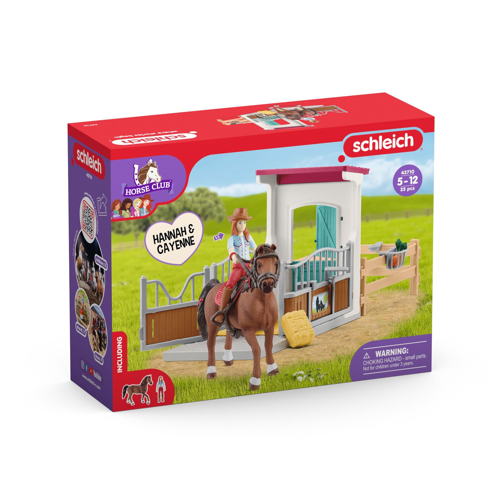 SCHLEICH 42710 PFERDEBOX MIT HANNAH - CAYENNE Spielset Mehrfarbig 7490₽