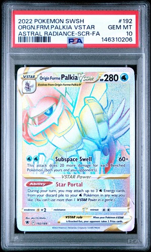 Origin Forme Palkia VSTAR graded PSA 10 for sale on eBay