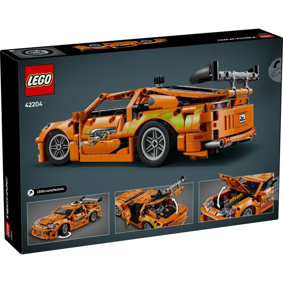 LEGO Technic Rápido Y Furioso Toyota Supra MK4 Modelo De Coche Kit 42204 - Imagen 3 de 3