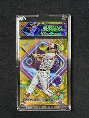 Gunnar Henderson 2023 Topps Chrome Cosmic Gold Interstellar /50 Orioles