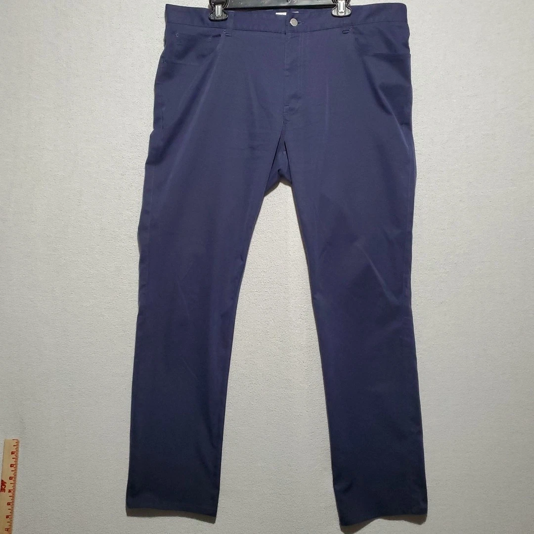 Peter Millar Pants Mens 40x32 Crown Performance Navy Blue EB66 Golf Lightweight