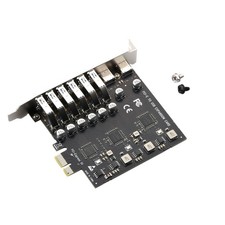Expansion Card PCIE to 8 Ports USB 3.2 Gen1 Controller Type C 5Gbps Converter