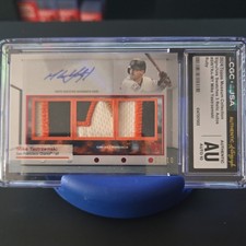 Topps 2024 Museum Collection Mike Yastrzemski Ruby Auto Relic /10 CGC JSA
