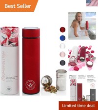 Vaso de bebidas multiusos de 16 oz - diseño rojo rubí resistente a la rotura