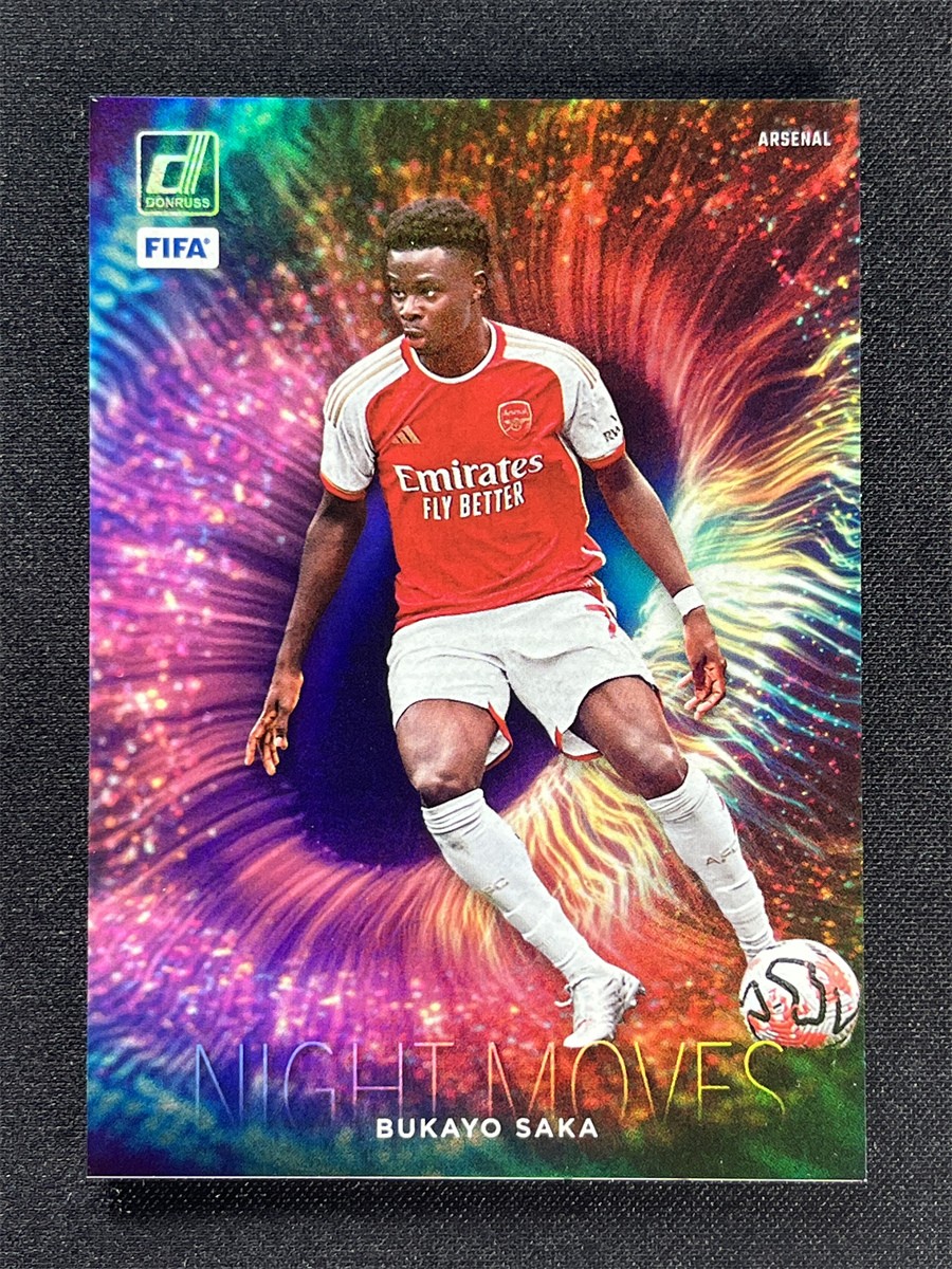 2023-24 Panini Donruss FIFA Bukayo Saka #20 Night Moves Arsenal Case Hit SSP