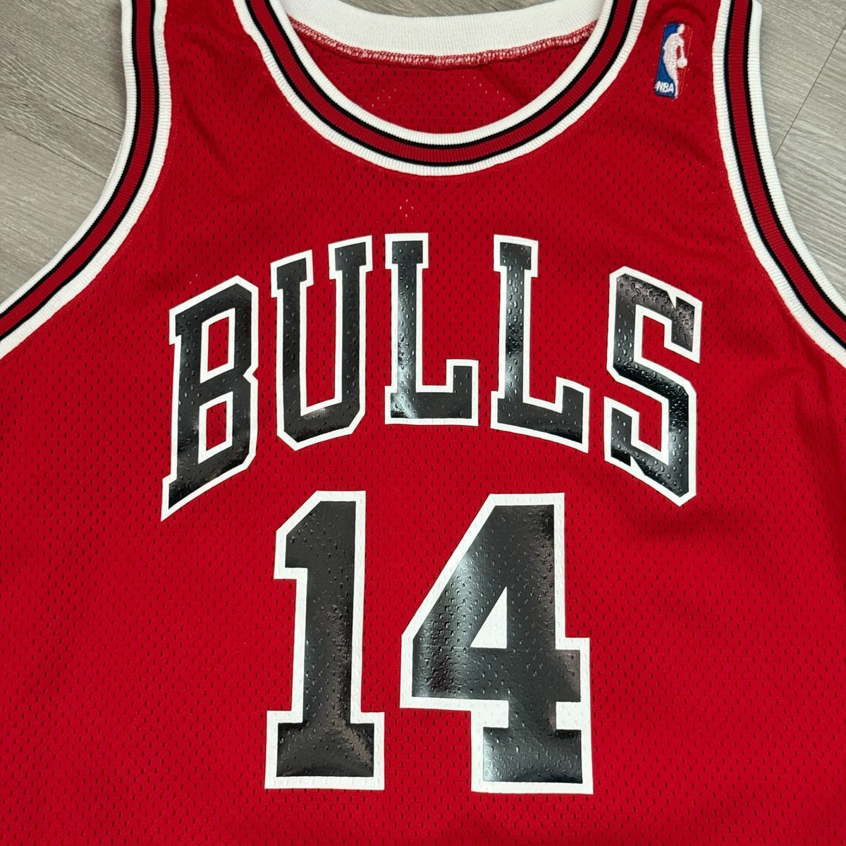 CRAIG HODGES Chicago Bulls Champion Authentic Jersey 48 XL Vintage